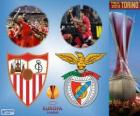 Sevilla rakip Benfica. Europe League 2013-2014 Final Juventus Stadyumu, Torino, İtalya